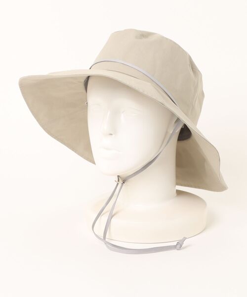 KIJIMA TAKAYUKI(キジマ タカユキ)の「KIJIMA TAKAYUKI CORDURA SAFARI HAT(ハット・レディース・ライトグレー/ブラック・FREE)」の4枚目の写真