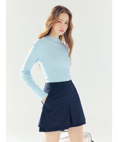 LORDLOAR(ロードロアル)の「ダブルレイヤードショートパンツ ネイビー(その他パンツ・レディース・その他・SMALL/MEDIUM/LARGE)」の2枚目の写真