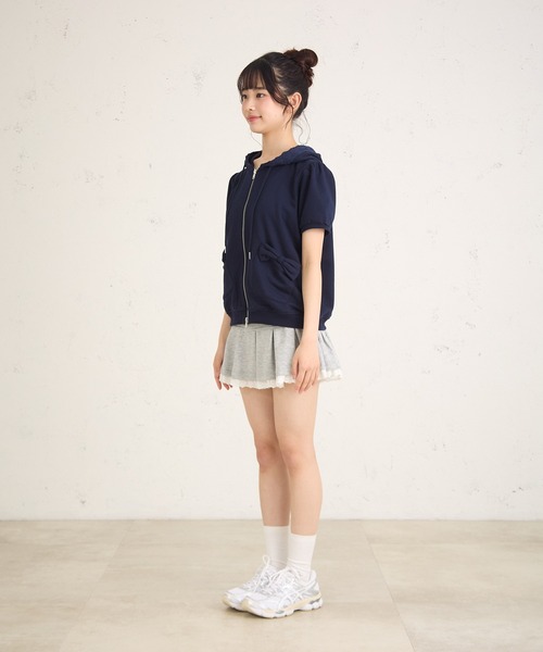 FCMM(エフシーエムエム)の「RIBBON HD SS/リボンフーディーSS(パーカー・レディース・ピンク/グレー/ネイビー・SMALL/MEDIUM)」の8枚目の写真