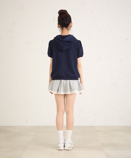 FCMM(エフシーエムエム)の「RIBBON HD SS/リボンフーディーSS(パーカー・レディース・ピンク/グレー/ネイビー・SMALL/MEDIUM)」の9枚目の写真