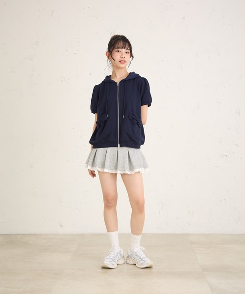 FCMM(エフシーエムエム)の「RIBBON HD SS/リボンフーディーSS(パーカー・レディース・ピンク/グレー/ネイビー・SMALL/MEDIUM)」の10枚目の写真