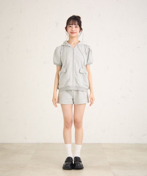 FCMM(エフシーエムエム)の「RIBBON HD SS/リボンフーディーSS(パーカー・レディース・ピンク/グレー/ネイビー・SMALL/MEDIUM)」の16枚目の写真