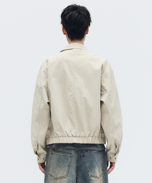 MAISON MINED(メゾンミネド)の「OVERLAYED POCKET BLOUSON BEIGE(ブルゾン・メンズ・その他・SMALL/MEDIUM/LARGE)」の9枚目の写真