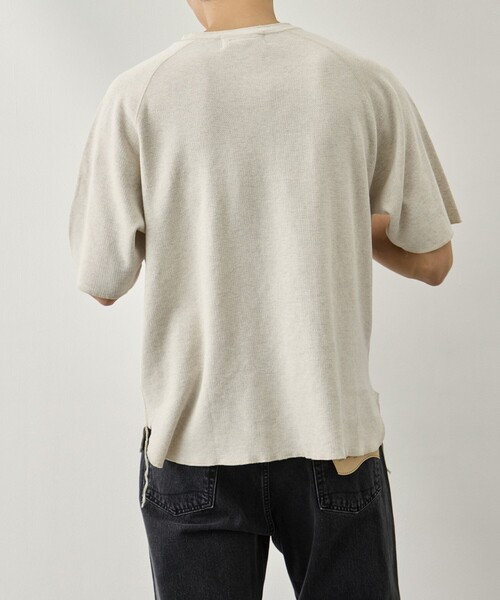 WタックラグランヘンリーネックT（Tシャツ/カットソー）｜REMI RELIEF