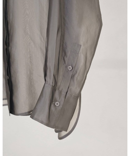 TODAYFUL（トゥデイフル）の「Chambray Silky Shirts 12610427（シャツ/ブラウス・レディース・グレー/ブラウン・FREE）」の13枚目の写真