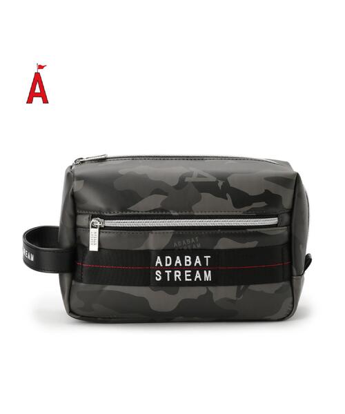 ADABAT STREAM（アダバットストリーム）の「セカンドポーチ（ポーチ・メンズ・ネイビー系/ホワイト系1/ブラック系・00）」の2枚目の写真