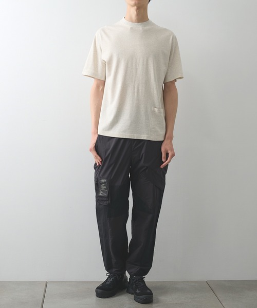 Product Twelve(プロダクトトゥエルブ)の「【Product Twelve】C/W Plating Garment Dyed T-Shirt(Tシャツ/カットソー・メンズ・ブラック/アイボリー・2/1)」の5枚目の写真