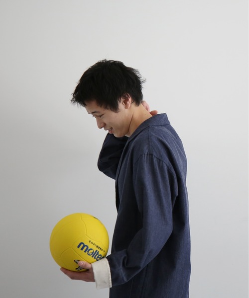 NOWHAW(ノウハウ)の「NOWHAW "Day" pajama(ルームウェア/パジャマ・メンズ・ダークインディゴブルー・2/1)」の3枚目の写真