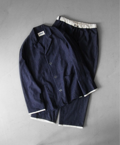 NOWHAW(ノウハウ)の「NOWHAW "Day" pajama(ルームウェア/パジャマ・メンズ・ダークインディゴブルー・2/1)」の15枚目の写真