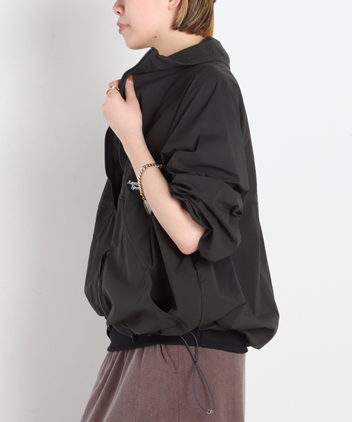 【AMERICANA/アメリカーナ】別注NYLON blouson　ブラック AMERICANA/アメリカーナ】別注NYLON blouson（ナイロンジャケット