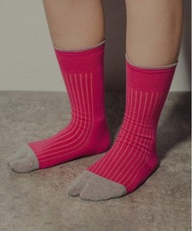 【 The Role design / ザ・ロールデザイン 】 BICOLOR RIB SOCKS WOMENS / バイカラー リブソックス ウィメンズ