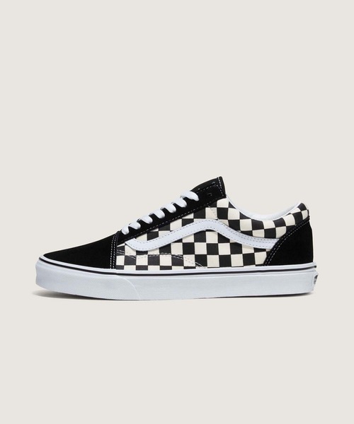 VANS(バンズ)の「オールドスクール / UA OLD SKOOL PRIMARY CHECK VN0A38G1P0S1(スニーカー・メンズ・ブラック×ホワイト・6.5/6/5.5/5/4.5)」の1枚目の写真