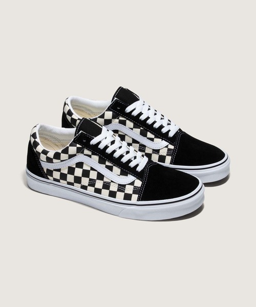 VANS(バンズ)の「オールドスクール / UA OLD SKOOL PRIMARY CHECK VN0A38G1P0S1(スニーカー・メンズ・ブラック×ホワイト・6.5/6/5.5/5/4.5)」の2枚目の写真