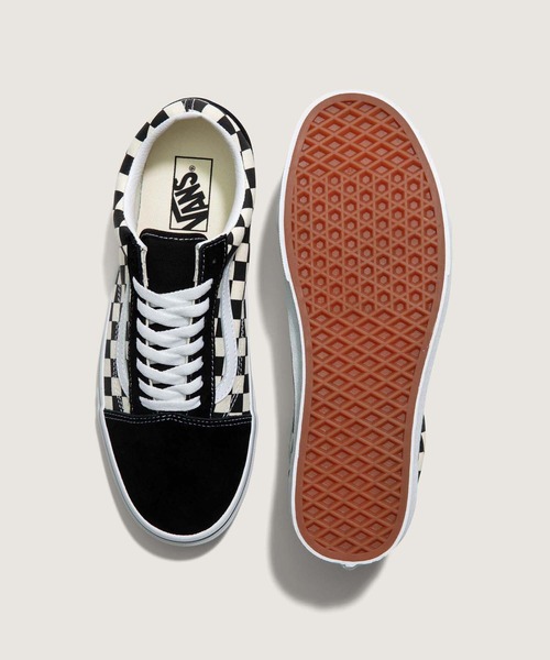 VANS(バンズ)の「オールドスクール / UA OLD SKOOL PRIMARY CHECK VN0A38G1P0S1(スニーカー・メンズ・ブラック×ホワイト・6.5/6/5.5/5/4.5)」の3枚目の写真