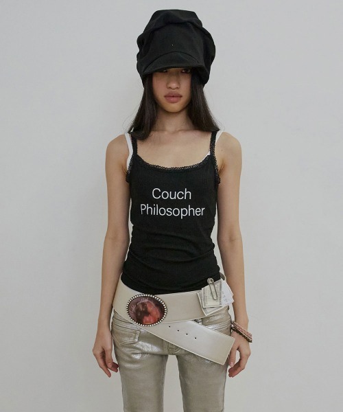 SCULPTOR(スカルプター)の「Lace Cami Top(キャミソール・レディース・ブラック/ピンク/ホワイト・SMALL/LARGE/MEDIUM)」の14枚目の写真