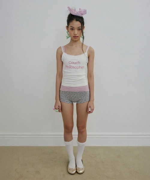 SCULPTOR(スカルプター)の「Lace Cami Top(キャミソール・レディース・ブラック/ピンク/ホワイト・SMALL/LARGE/MEDIUM)」の6枚目の写真