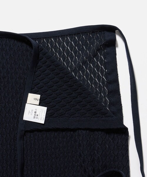 6(ロク)の「【別注】<Ernie Palo for 6>OPEN WORK KNIT SKIRT/巻きスカート(スカート・レディース・ネイビー/ライトピンク・38)」の8枚目の写真