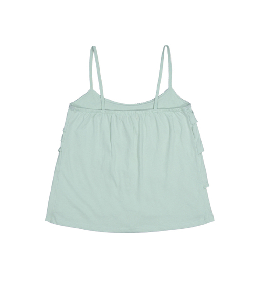 EXPIRED GIRL(エクスパイアードガール)の「Unbalanced Frill Cami Mint(Tシャツ/カットソー・レディース・その他・FREE)」の2枚目の写真