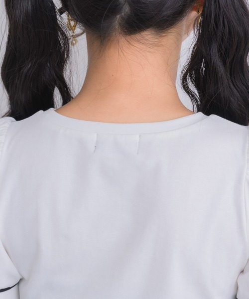 ROJITA(ロジータ)の「ボリューム袖レースデザインTシャツ(Tシャツ/カットソー・レディース・ブラック/ホワイト/マルチ・FREE)」の18枚目の写真