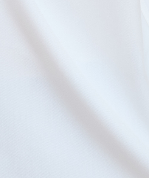 MEN'S MELROSE(メンズメルローズ)の「マルチファブリックバンドカラー8分袖シャツ(シャツ/ブラウス・メンズ・ストライプ/ホワイト/ブルー・4/2/3)」の12枚目の写真