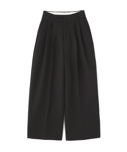 ETRE TOKYO（エトレトウキョウ）の「ダブルクロスハイウエストタックパンツ（その他パンツ・レディース・ネイビー/ブラック/グレイッシュベージュ・S/M）」の17枚目の写真