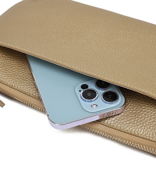 RICKERS(リッカーズ)の「【RICKERS/リッカーズ】お財布が入る スマホショルダー 本革 お財布 ショルダーバッグ ななめ掛け 横型 お財布機能付き プレゼント 母の日ギフト(ショルダーバッグ・レディース・ブラック・FREE)」の12枚目の写真