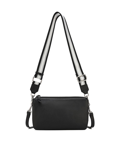 RICKERS(リッカーズ)の「【RICKERS/リッカーズ】お財布が入る スマホショルダー 本革 お財布 ショルダーバッグ ななめ掛け 横型 お財布機能付き プレゼント 母の日ギフト(ショルダーバッグ・レディース・ブラック・FREE)」の3枚目の写真