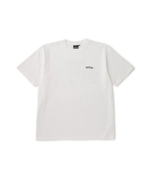 ADAM ET ROPE'(アダムエロペ)の「【WILDTHINGS / ワイルドシングス】OLD ICONS TEE / オールドアイコンズTシャツ(Tシャツ/カットソー・メンズ・ホワイト/ブラック/カーキ・L/M)」の2枚目の写真