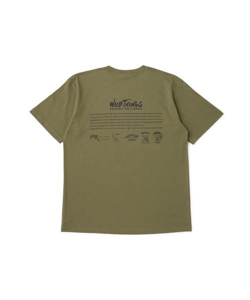 ADAM ET ROPE'(アダムエロペ)の「【WILDTHINGS / ワイルドシングス】OLD ICONS TEE / オールドアイコンズTシャツ(Tシャツ/カットソー・メンズ・ホワイト/ブラック/カーキ・L/M)」の7枚目の写真