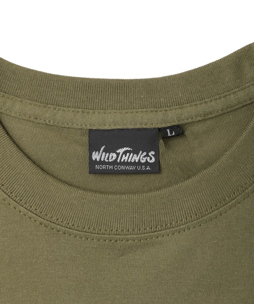 ADAM ET ROPE'(アダムエロペ)の「【WILDTHINGS / ワイルドシングス】OLD ICONS TEE / オールドアイコンズTシャツ(Tシャツ/カットソー・メンズ・ホワイト/ブラック/カーキ・L/M)」の16枚目の写真