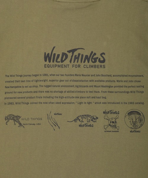 ADAM ET ROPE'(アダムエロペ)の「【WILDTHINGS / ワイルドシングス】OLD ICONS TEE / オールドアイコンズTシャツ(Tシャツ/カットソー・メンズ・ホワイト/ブラック/カーキ・L/M)」の10枚目の写真