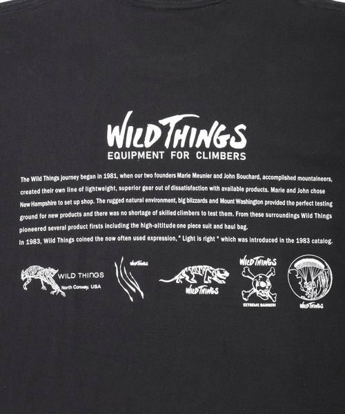 ADAM ET ROPE'(アダムエロペ)の「【WILDTHINGS / ワイルドシングス】OLD ICONS TEE / オールドアイコンズTシャツ(Tシャツ/カットソー・メンズ・ホワイト/ブラック/カーキ・L/M)」の12枚目の写真