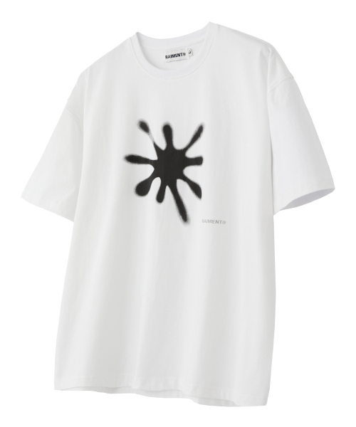 RAIMENT(レイメント)の「スターピッシュスプレー半袖Tシャツ_ホワイト(Tシャツ/カットソー・メンズ・その他・SMALL/MEDIUM/LARGE)」の2枚目の写真