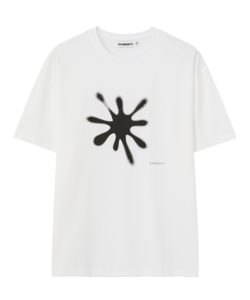 RAIMENT(レイメント)の「スターピッシュスプレー半袖Tシャツ_ホワイト(Tシャツ/カットソー・メンズ・その他・SMALL/MEDIUM/LARGE)」の3枚目の写真