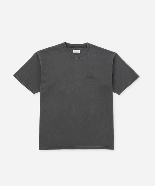 Saturdays NYC(サタデーズ ニューヨークシティ )の「Slash Pigment Relax SS Tee(Tシャツ/カットソー・メンズ・ネイビー/キナリ/チャコールグレー・XL/S/M/L)」の4枚目の写真