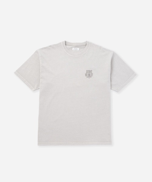 Saturdays NYC(サタデーズ ニューヨークシティ )の「Slash Pigment Relax SS Tee(Tシャツ/カットソー・メンズ・ネイビー/キナリ/チャコールグレー・XL/S/M/L)」の5枚目の写真