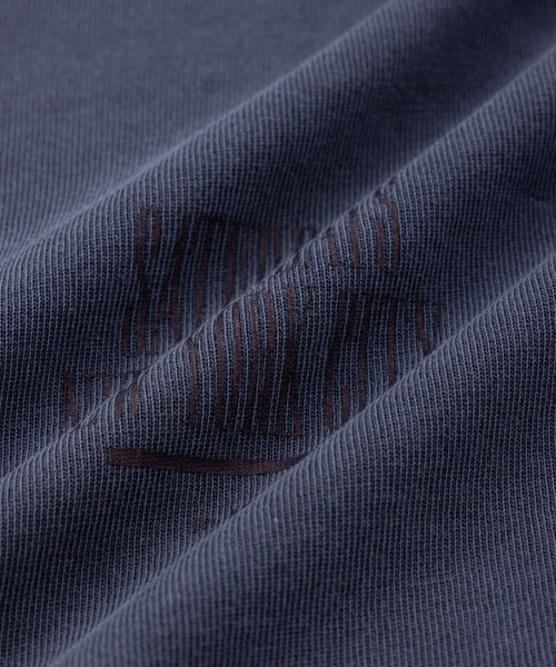 Saturdays NYC(サタデーズ ニューヨークシティ )の「Slash Pigment Relax SS Tee(Tシャツ/カットソー・メンズ・ネイビー/キナリ/チャコールグレー・XL/S/M/L)」の12枚目の写真