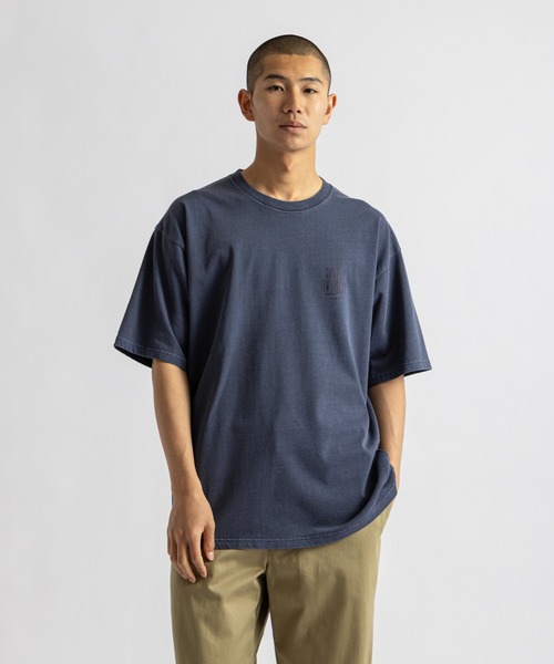 Saturdays NYC(サタデーズ ニューヨークシティ )の「Slash Pigment Relax SS Tee(Tシャツ/カットソー・メンズ・ネイビー/キナリ/チャコールグレー・XL/S/M/L)」の17枚目の写真