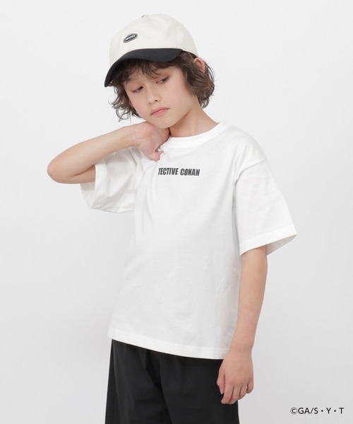 GLOBAL WORK(グローバルワーク)の「【名探偵コナン】ヘビロッTEE/647371(Tシャツ/カットソー・キッズ・ホワイト/ホワイト系その他3/ホワイト系その他/ダークグレー・120cm/100cm/110cm/160cm/130cm/150cm/140cm)」の13枚目の写真