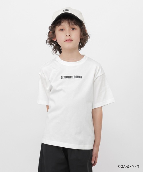 GLOBAL WORK(グローバルワーク)の「【名探偵コナン】ヘビロッTEE/647371(Tシャツ/カットソー・キッズ・ホワイト/ホワイト系その他3/ホワイト系その他/ダークグレー・120cm/100cm/110cm/160cm/130cm/150cm/140cm)」の14枚目の写真
