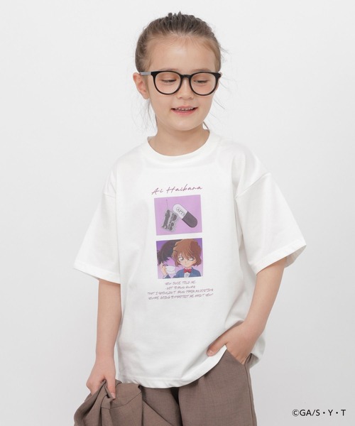 GLOBAL WORK(グローバルワーク)の「【名探偵コナン】ヘビロッTEE/647371(Tシャツ/カットソー・キッズ・ホワイト/ホワイト系その他3/ホワイト系その他/ダークグレー・120cm/100cm/110cm/160cm/130cm/150cm/140cm)」の19枚目の写真