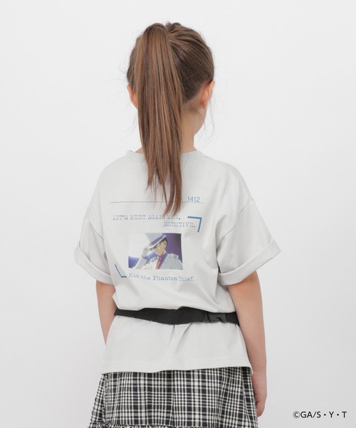 GLOBAL WORK(グローバルワーク)の「【名探偵コナン】ヘビロッTEE/647371(Tシャツ/カットソー・キッズ・ホワイト/ホワイト系その他3/ホワイト系その他/ダークグレー・120cm/100cm/110cm/160cm/130cm/150cm/140cm)」の10枚目の写真