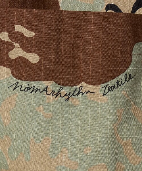 6(ロク)の「【別注】<NOMARHYTHM TEXTILE for 6>CAMO FLOWER SHORTS/ハーフパンツ(その他パンツ・レディース・ベージュ・1/3)」の7枚目の写真