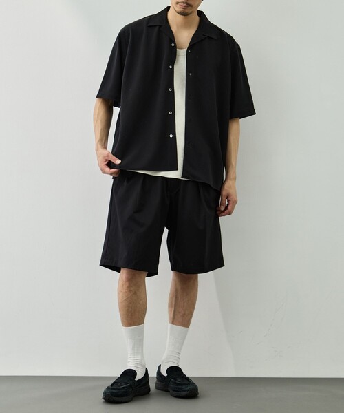KANEMASA PHIL.(カネマサフィル)の「【KANEMASA PHIL./カネマサフィル】36G Cupro Ether Shirt(シャツ/ブラウス・メンズ・ダークグレー/ブラック・M/S)」の8枚目の写真