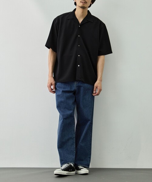 KANEMASA PHIL.(カネマサフィル)の「【KANEMASA PHIL./カネマサフィル】36G Cupro Ether Shirt(シャツ/ブラウス・メンズ・ダークグレー/ブラック・M/S)」の12枚目の写真