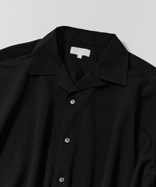 KANEMASA PHIL.(カネマサフィル)の「【KANEMASA PHIL./カネマサフィル】36G Cupro Ether Shirt(シャツ/ブラウス・メンズ・ダークグレー/ブラック・M/S)」の14枚目の写真