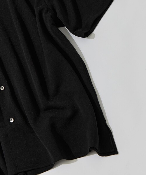 KANEMASA PHIL.(カネマサフィル)の「【KANEMASA PHIL./カネマサフィル】36G Cupro Ether Shirt(シャツ/ブラウス・メンズ・ダークグレー/ブラック・M/S)」の15枚目の写真