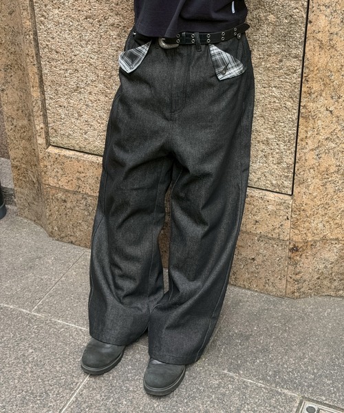 kutir(クティール)の「POCKET FLAP DESIGN RIGID DENIM/ポケットフラップデザインリジットデニム(デニムパンツ・メンズ・インディゴブルー/ブラック・LARGE/MEDIUM/SMALL)」の20枚目の写真