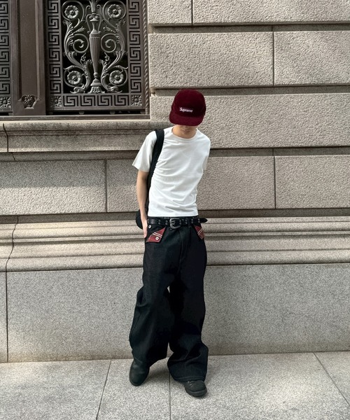 kutir(クティール)の「POCKET FLAP DESIGN RIGID DENIM/ポケットフラップデザインリジットデニム(デニムパンツ・メンズ・インディゴブルー/ブラック・LARGE/MEDIUM/SMALL)」の4枚目の写真