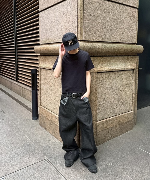 kutir(クティール)の「POCKET FLAP DESIGN RIGID DENIM/ポケットフラップデザインリジットデニム(デニムパンツ・メンズ・インディゴブルー/ブラック・LARGE/MEDIUM/SMALL)」の15枚目の写真